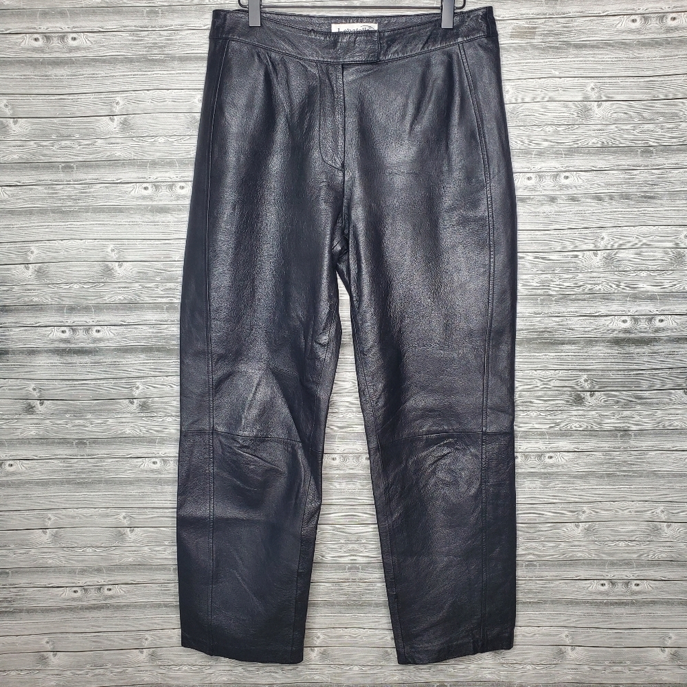 Vintage Bagatelle 100% Leather Pants Size 10 Petite